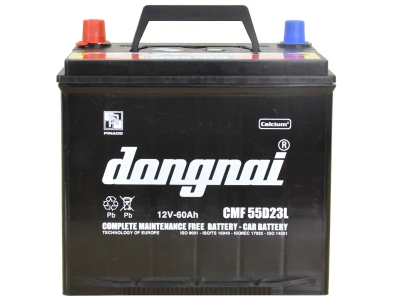Ắc quy Đồng Nai CMF 55D23LDN (12V - 60Ah)