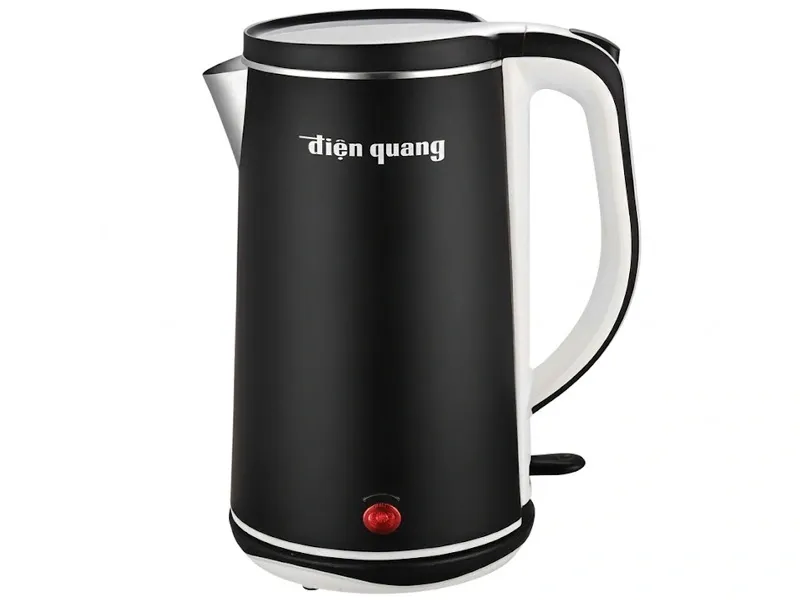 Ấm đun nước Điện Quang ĐQ EKT11 1818 BL (1.800W, 1.8L, inox 304, vỏ 2 lớp, màu đen)