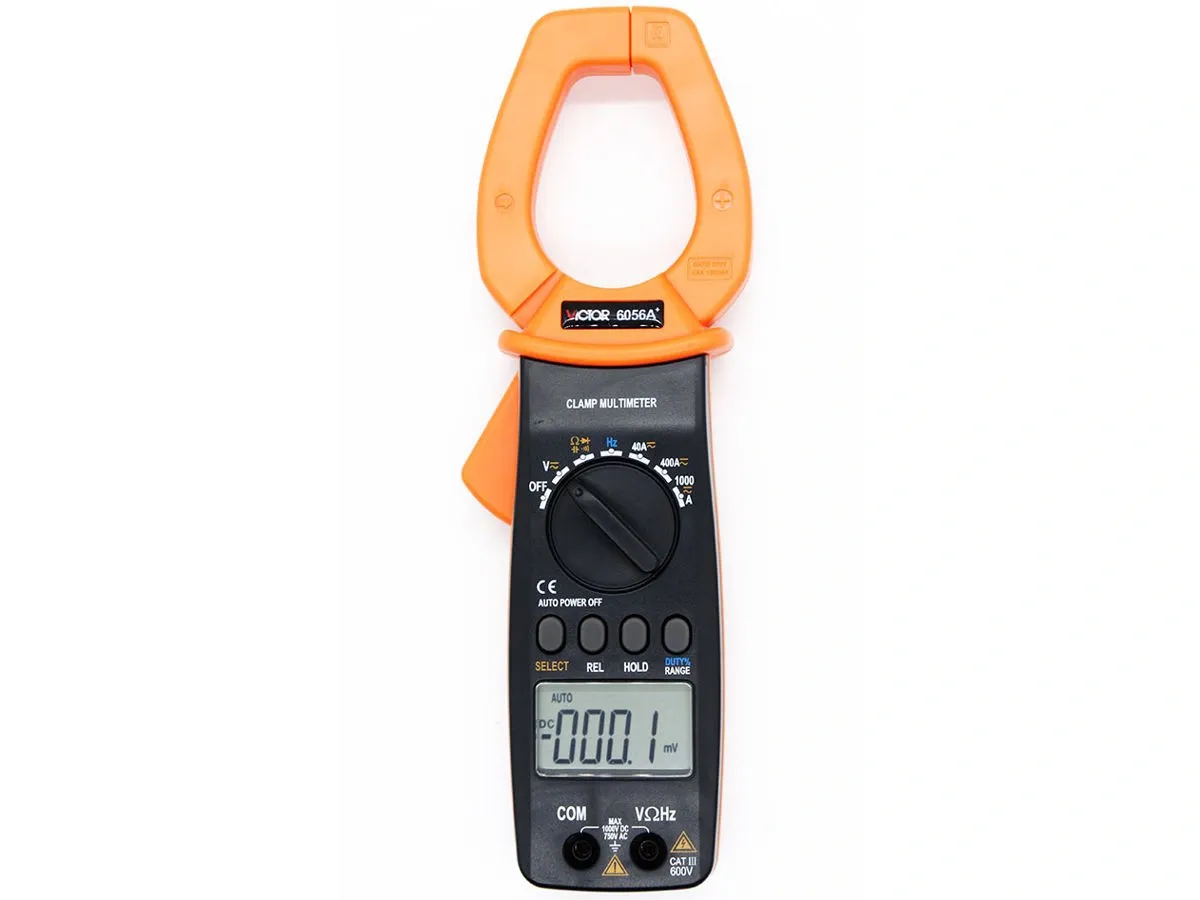 Ampe kìm kĩ thuật số Victor 6056A+ (1.000V DC, 750V AC, 1.000A DC/ AC)