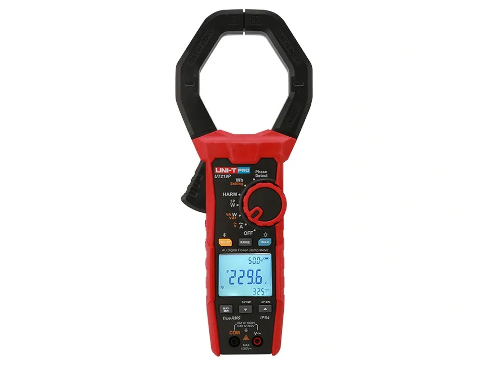 Ampe kìm phân tích công suất Uni-T UT219P (1.000A, 1.000V, True RMS)