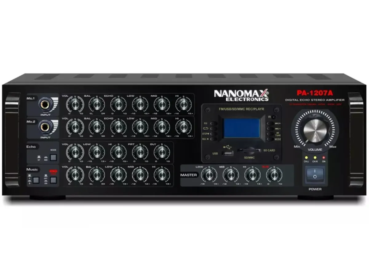 Amply Karaoke Bluetooth Nanomax PA-1207A (16 Sò)