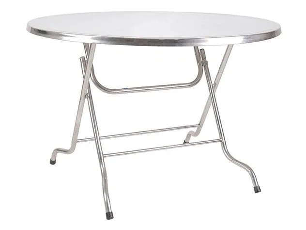 Bàn ăn inox mặt tròn BT950