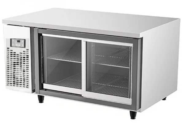 Bàn mát inox cửa kính cao cấp Happys HWA-1500TRG