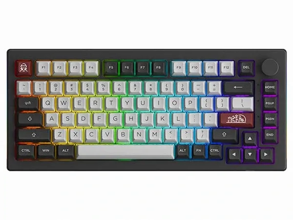 Bàn phím cơ AKKO 5075B Plus Dracula Castle (Multi-modes, RGB, Hotswap, Gasket mount)