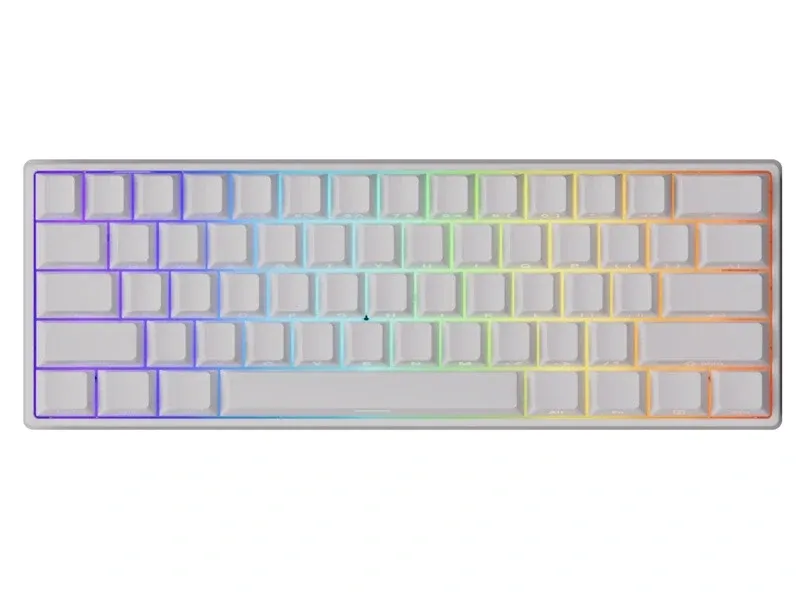 Bàn phím cơ MonsGeek FUN60 Pro SP White Akko Glare Magnetic Switches