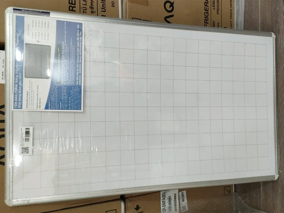 Bảng viết bút lông Bavico Polyester Taiwan kích thước 60 x 100 cm