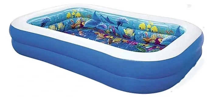 Bể phao 3D hình chữ nhật Bestway 54177 - Thanh lý