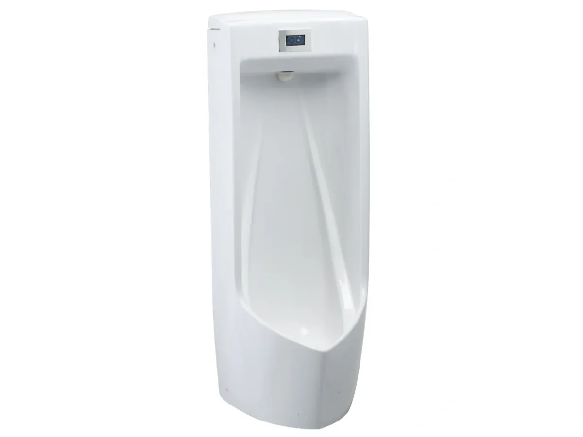 Bệ tiểu nam cảm ứng treo tường Caesar UA0283 (gồm bộ xả A640)