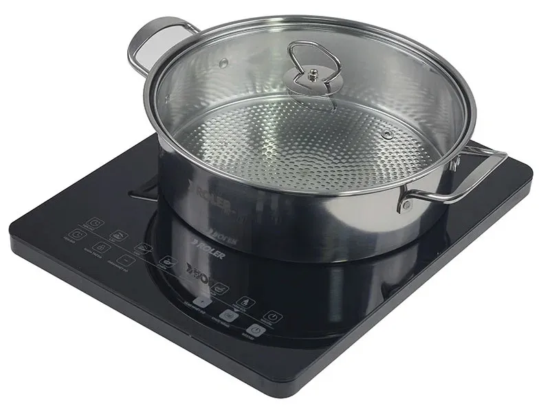 Bếp điện từ Roler RIC-6001 (2.000W - Kèm nồi lẩu 520g)