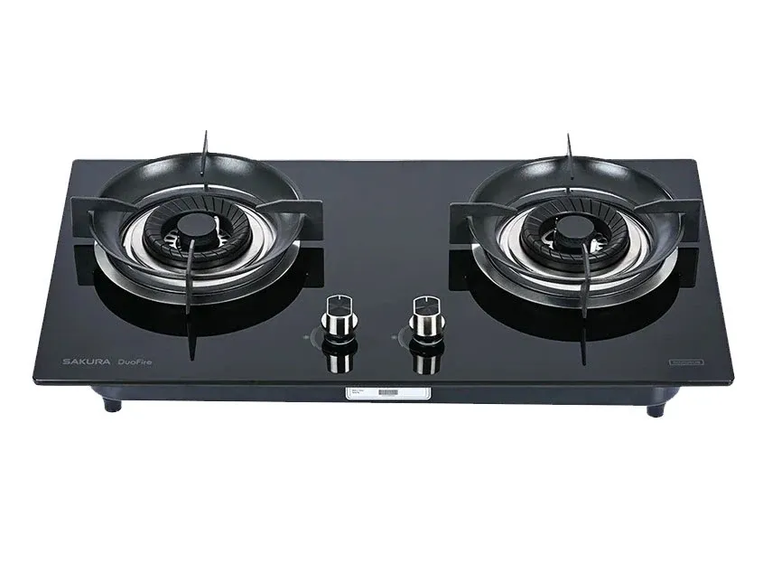 Bếp gas âm đôi Sakura SG2526GB