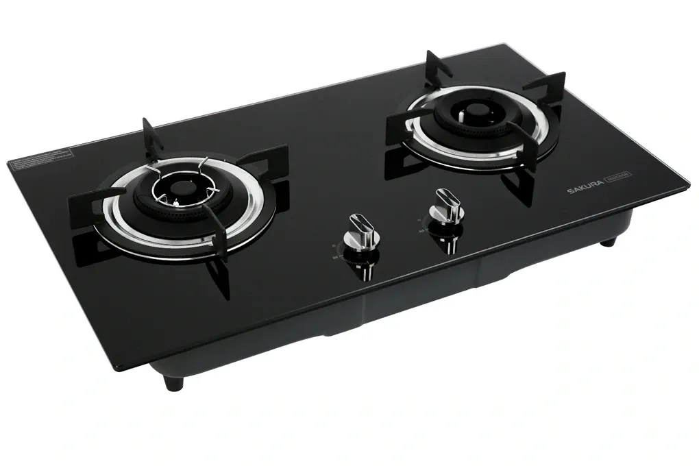 Bếp gas âm đôi Sakura SG2525GB