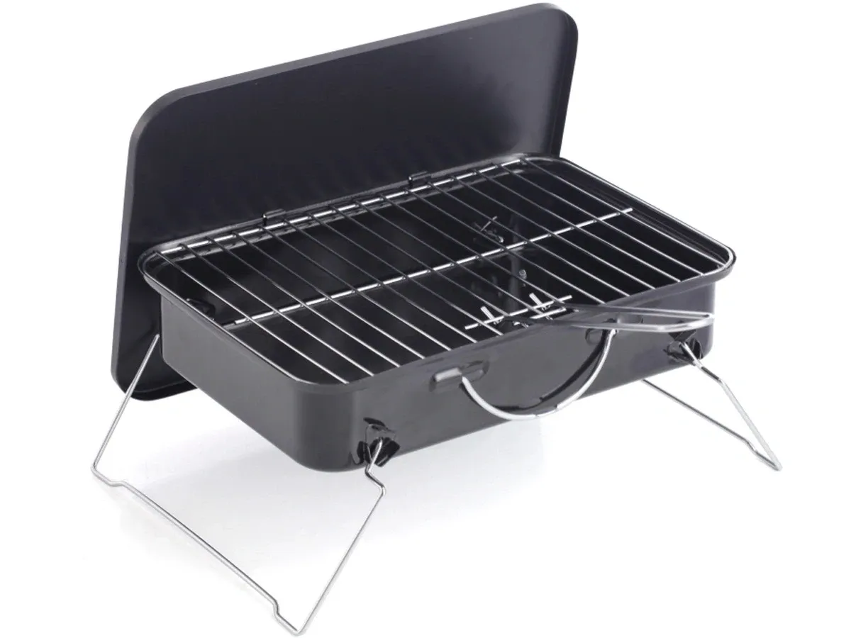 Bếp than di động có nắp kèm vỉ nướng La Fonte-015868
