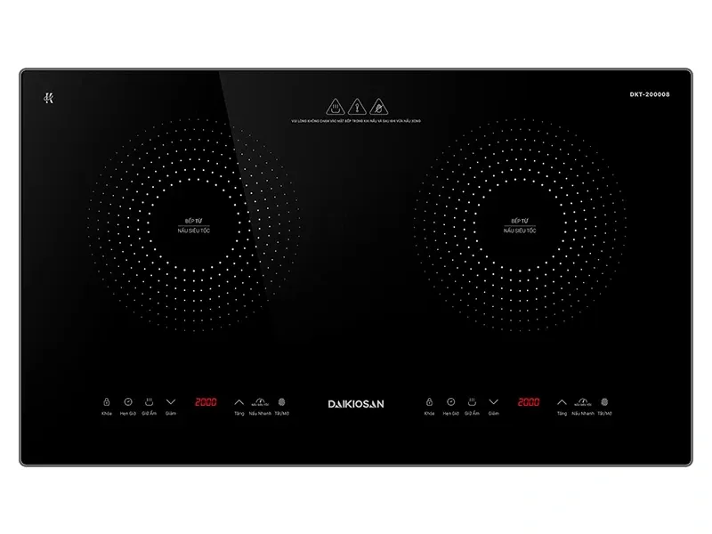Bếp từ đôi Daikiosan DKT-200008