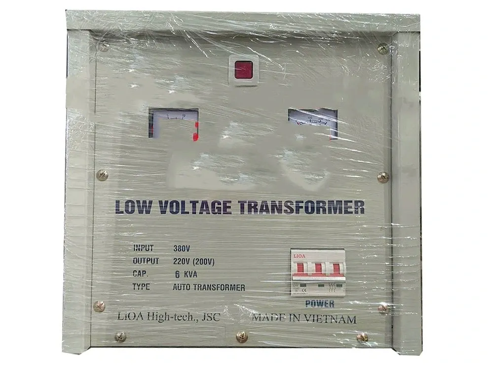 Biến áp đổi nguồn hạ áp 3 pha Lioa 6 KVA 3K600M2YH5YT (tự ngẫu)