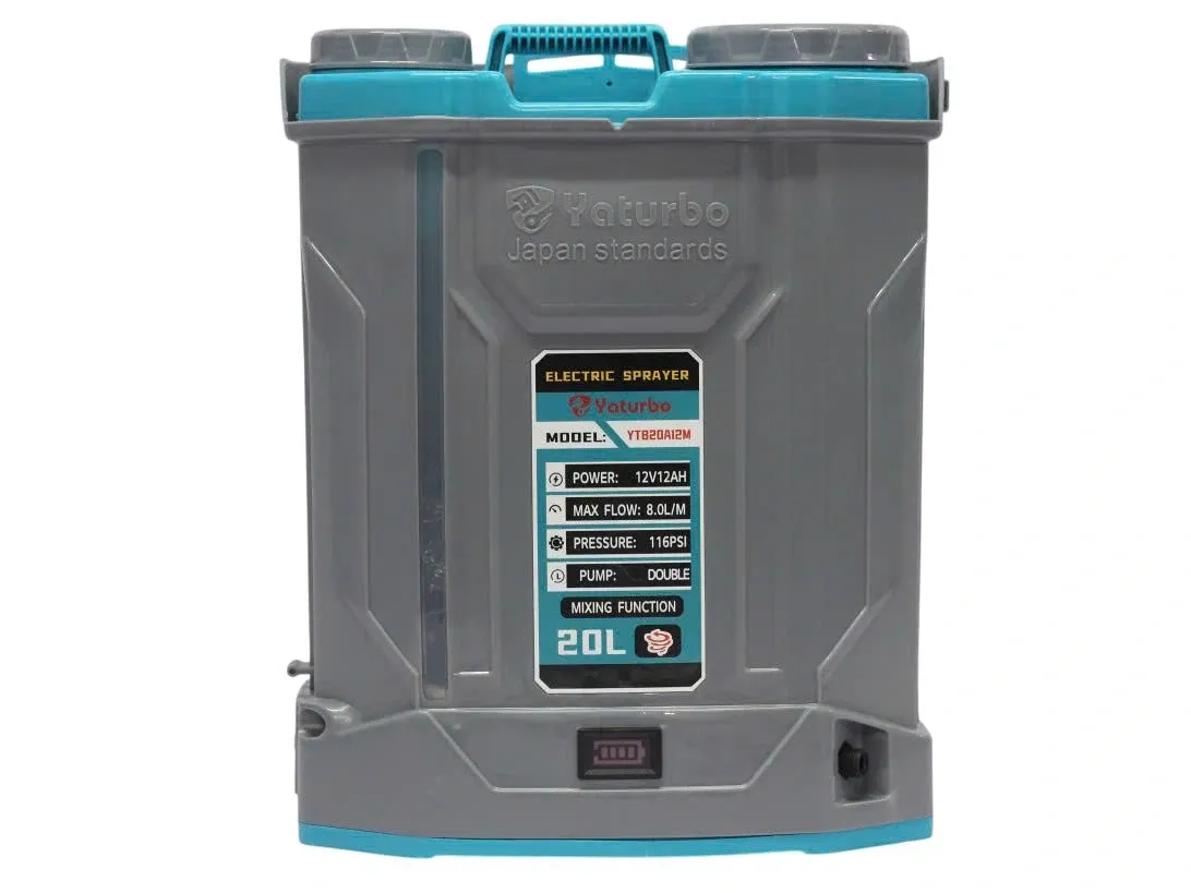 Bình xịt điện Yaturbo YTB20A12M (2 bơm, đảo thuốc)