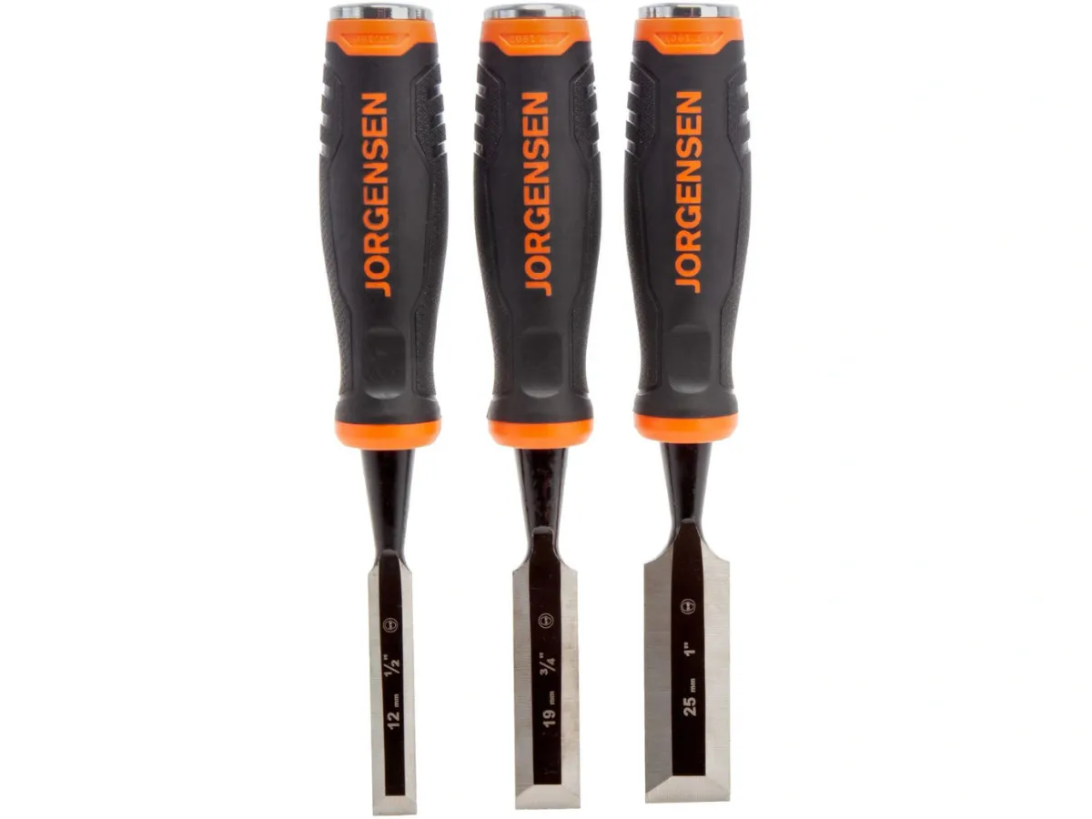 Bộ 3 đục gỗ kích thước 1/2, 3/4, 1 inch Jorgensen 70450
