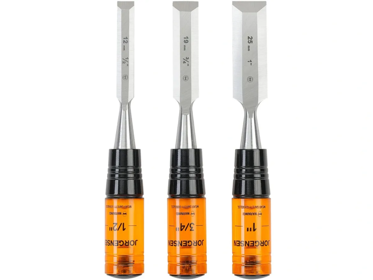 Bộ 3 đục gỗ kích thước 1/2, 3/4, 1 inch Jorgensen 70510