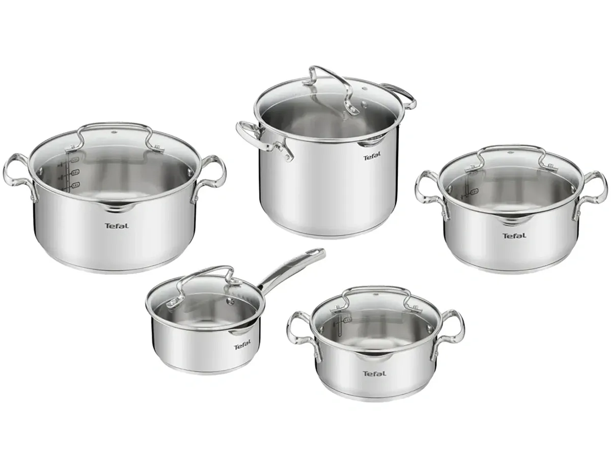 Bộ 5 nồi Inox cao cấp Tefal Duetto Plus G719SA55