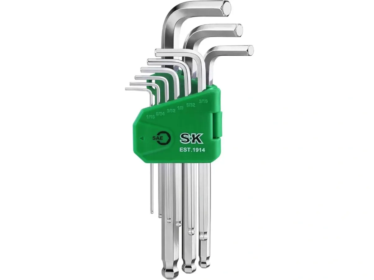 Bộ chìa vặn lục giác đầu bi 9 chi tiết SK Tools SK01517