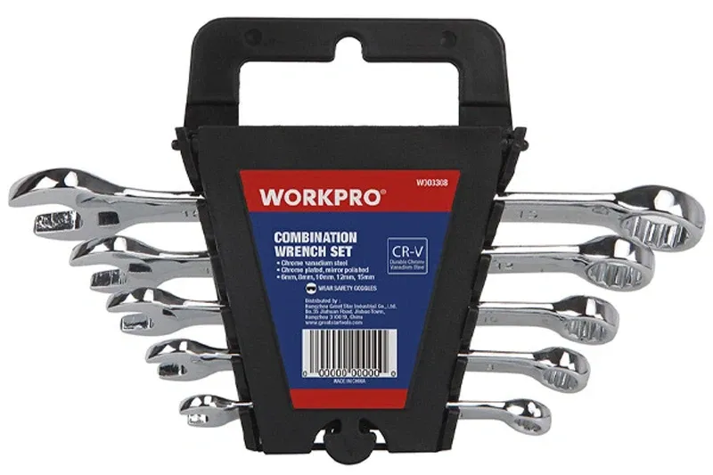 Bộ cờ lê vòng miệng Workpro W003308 (5 chi tiết)