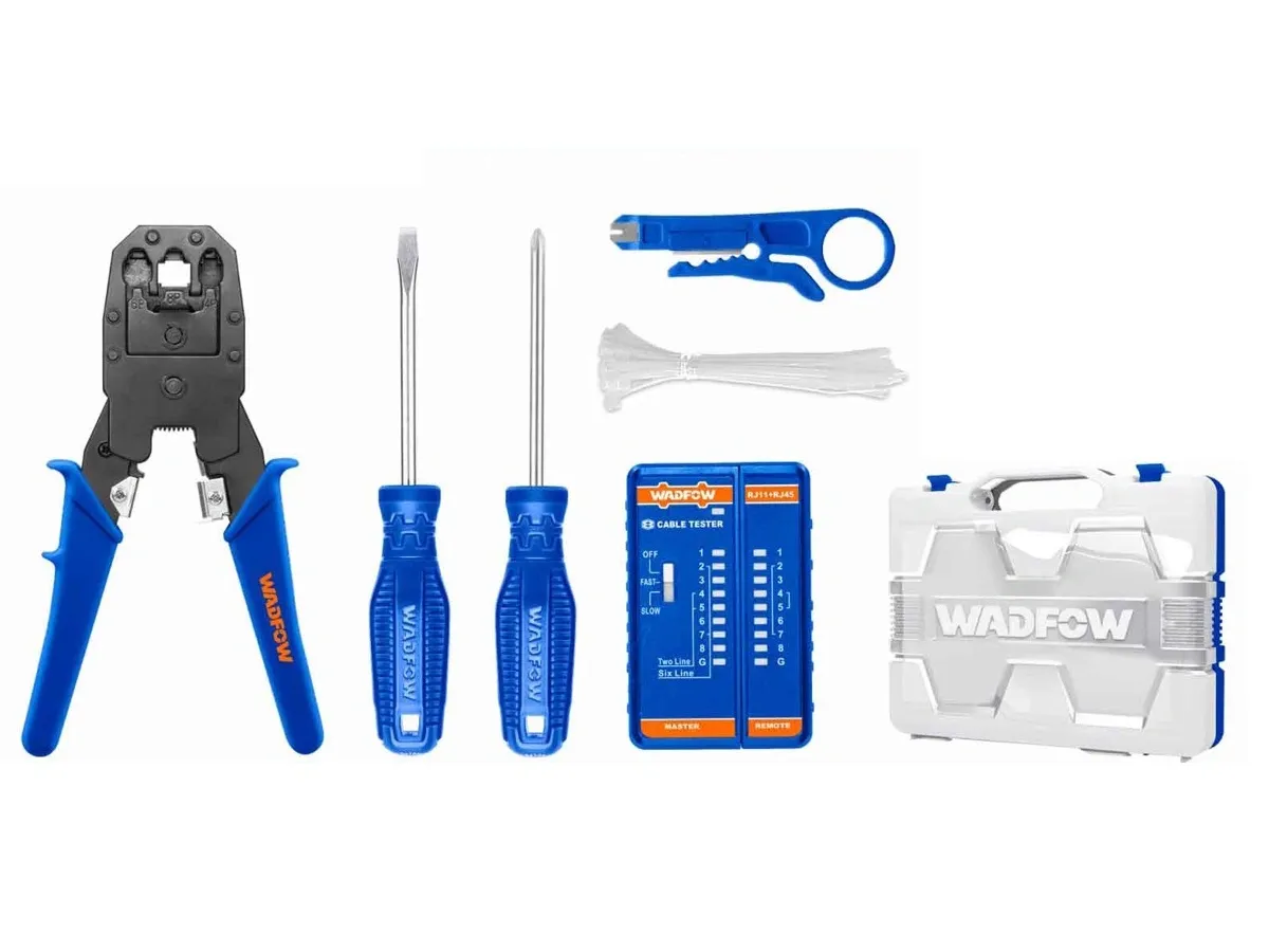 Bộ đồ nghề sửa chữa điện viễn thông 46 chi tiết Wadfow WHS2B46