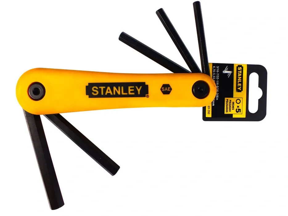 Bộ lục giác gập inch 5 chi tiết Stanley 69-260