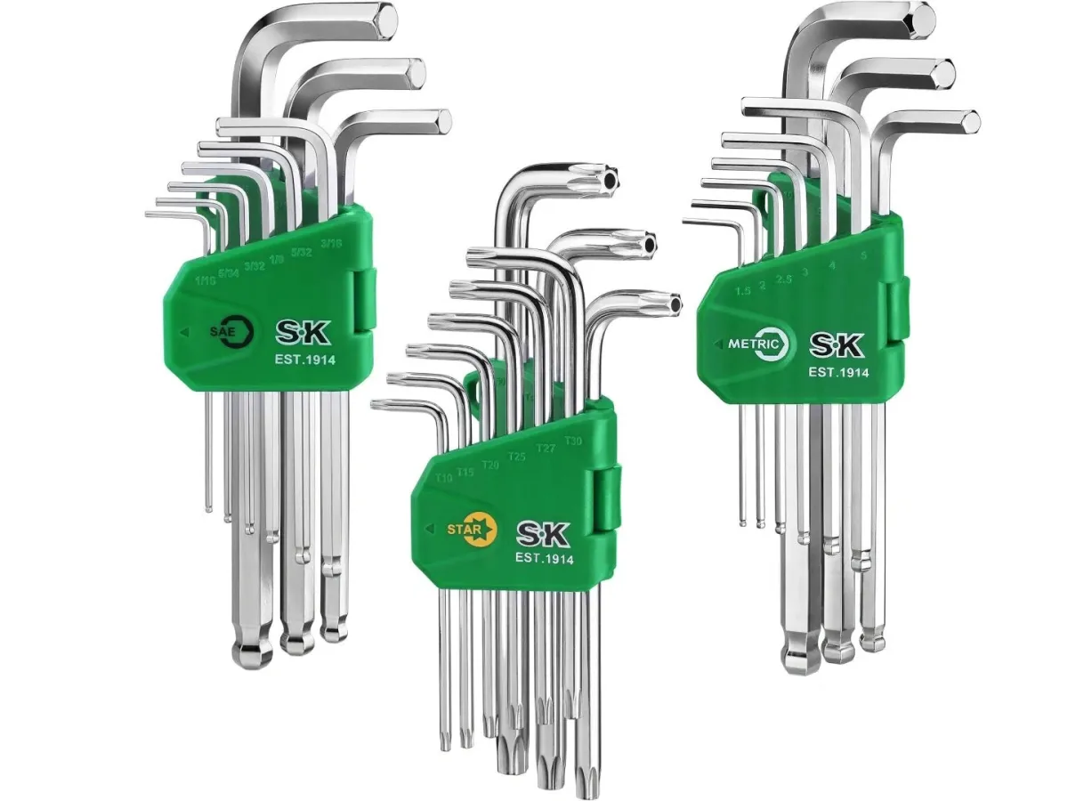 Bộ lục giác sao bi dài 27 chi tiết SK Tools SK01473