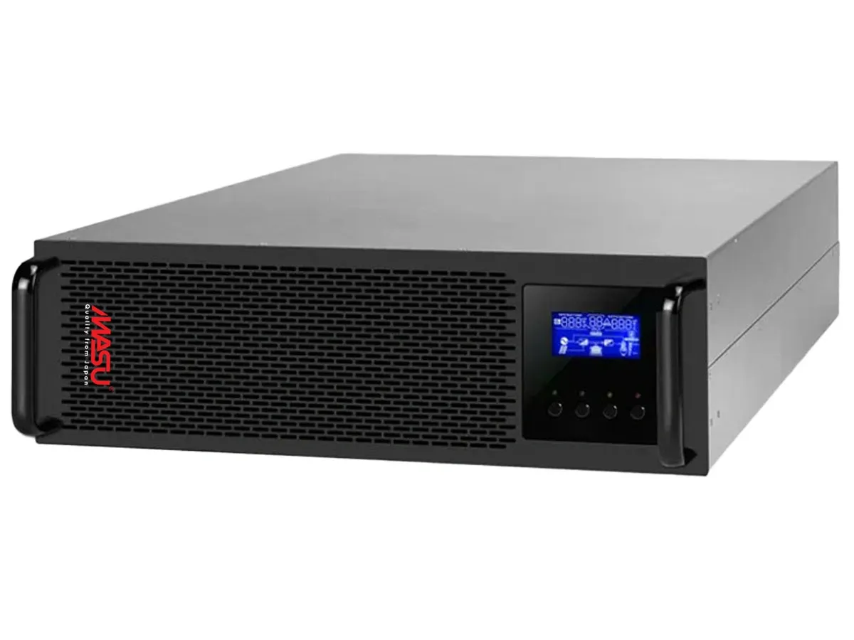Bộ lưu điện Online Rack Masu MS 10KR LCD (10 KVA/9.000W) (Đã gồm ắc quy)