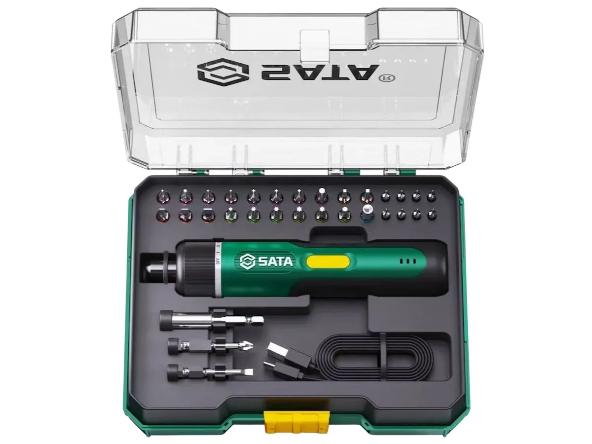 Bộ máy vặn vít dùng pin Sata 151051 (32 chi tiết)