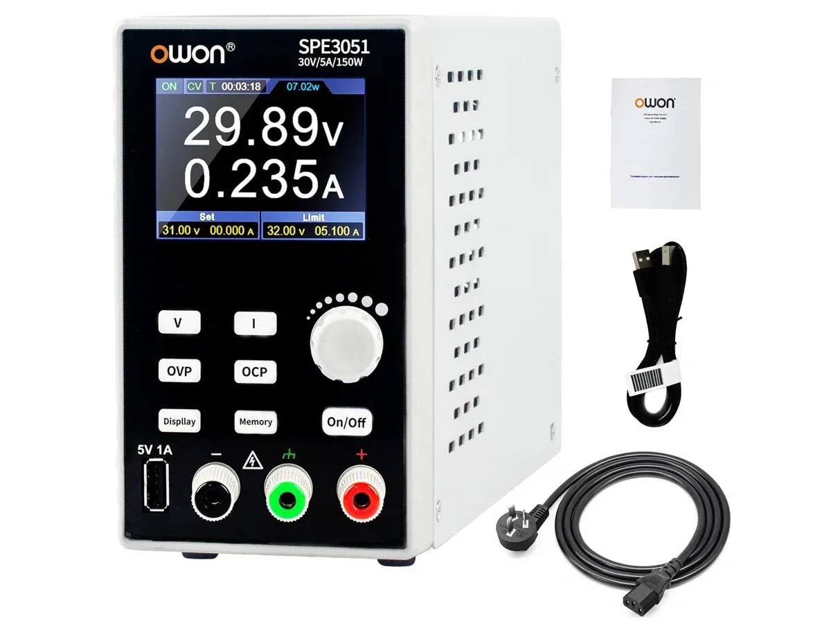 Bộ nguồn DC Owon SPE3051 (30V/5A, 1 CH)