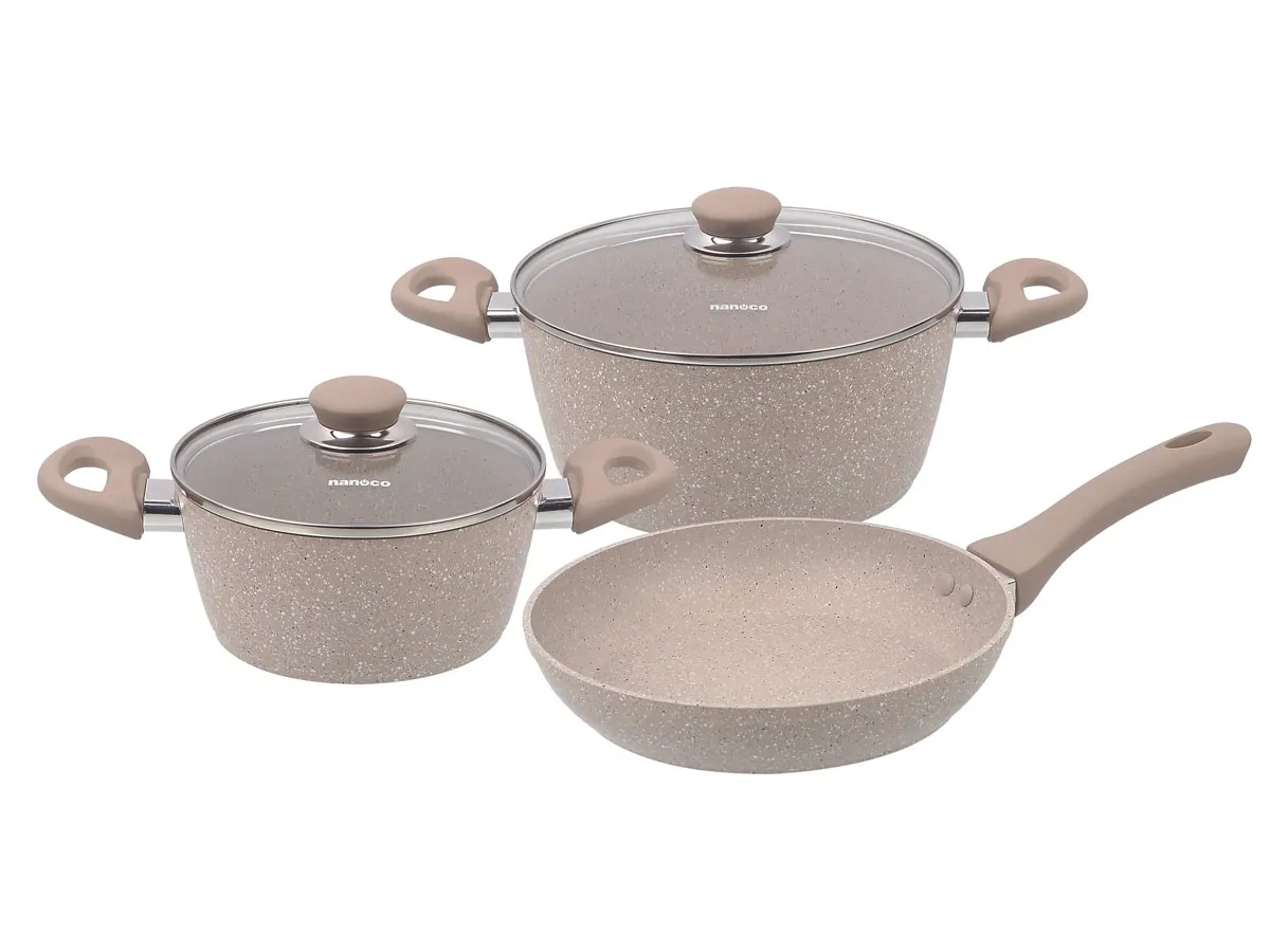 Bộ nồi chảo chống dính Nanoco NCWS540