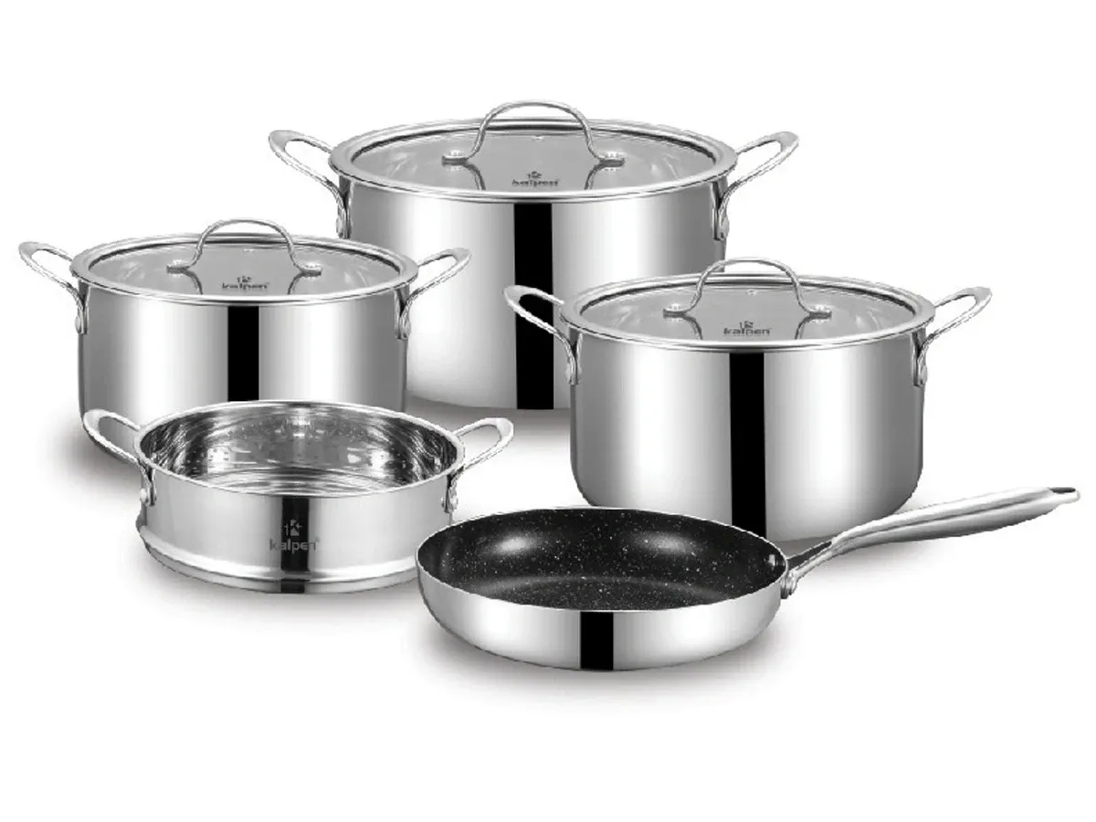 Bộ nồi Inox 3 lớp đúc liền khối Kalpen Kampfer KF3