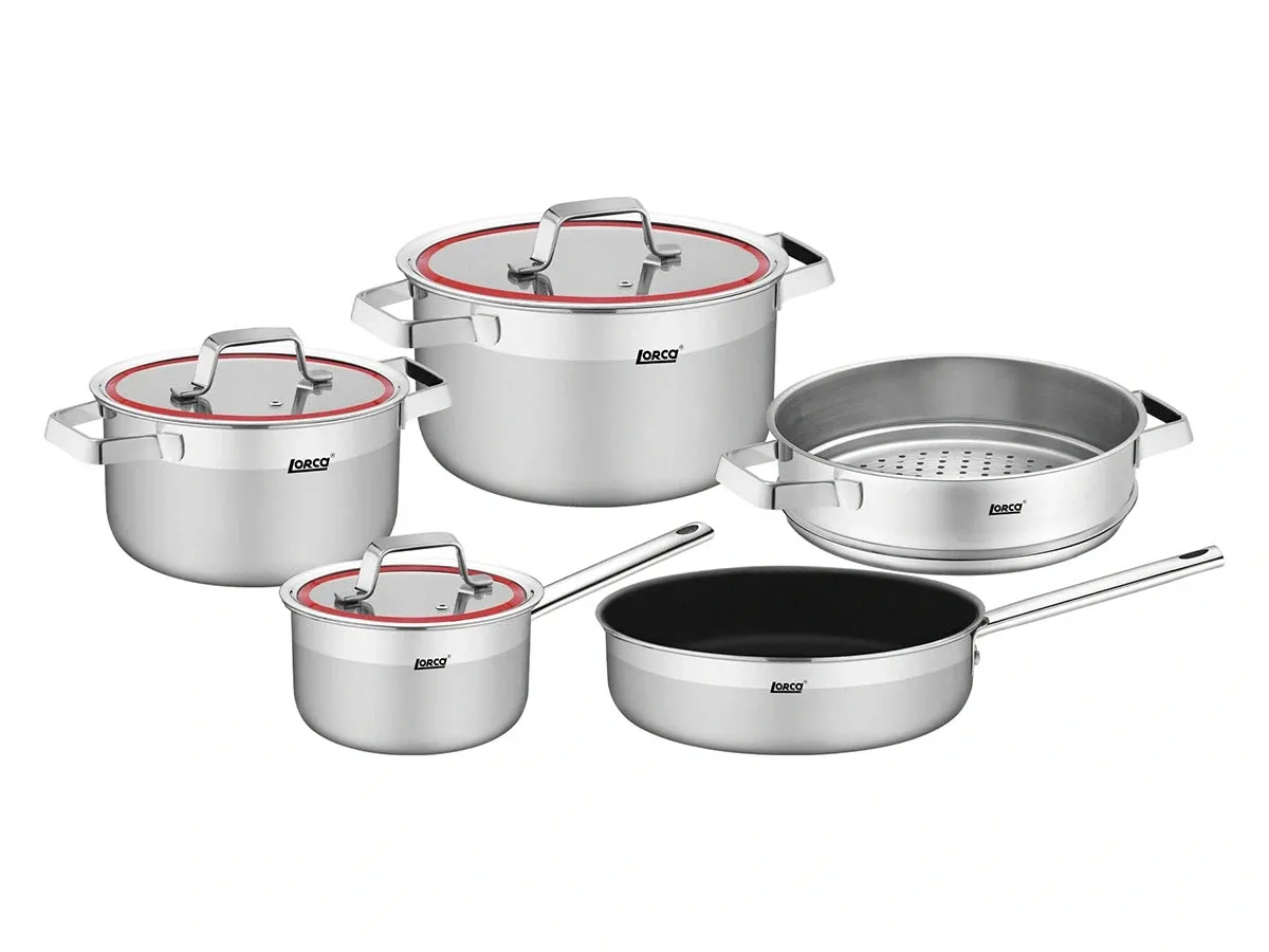 Bộ nồi inox 5 lớp Lorca TA-5022