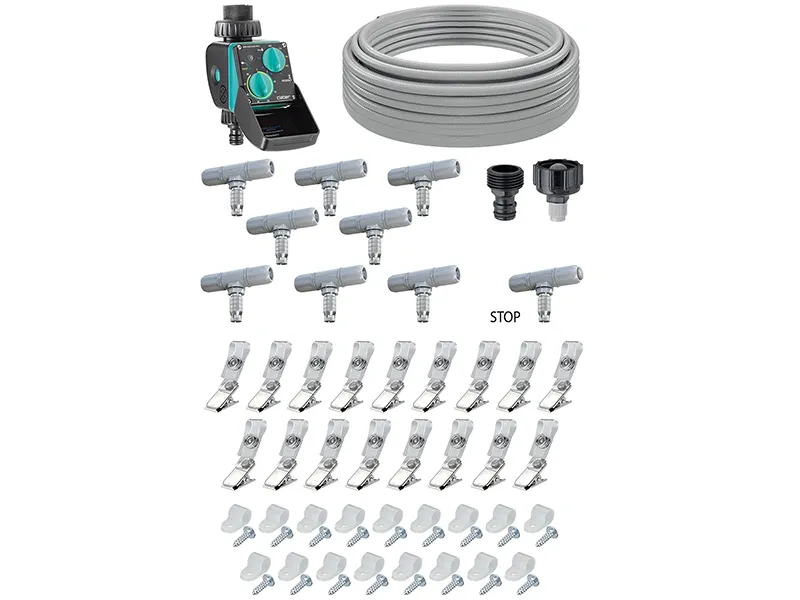 Bộ phun phun sương giải nhiệt, tưới lan kèm hẹn giờ Happy fresh kit 12m (90753)