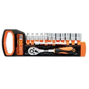 Bộ tuýp 1/4 inch 6 cạnh 14 chi tiết Asaki AK-9818