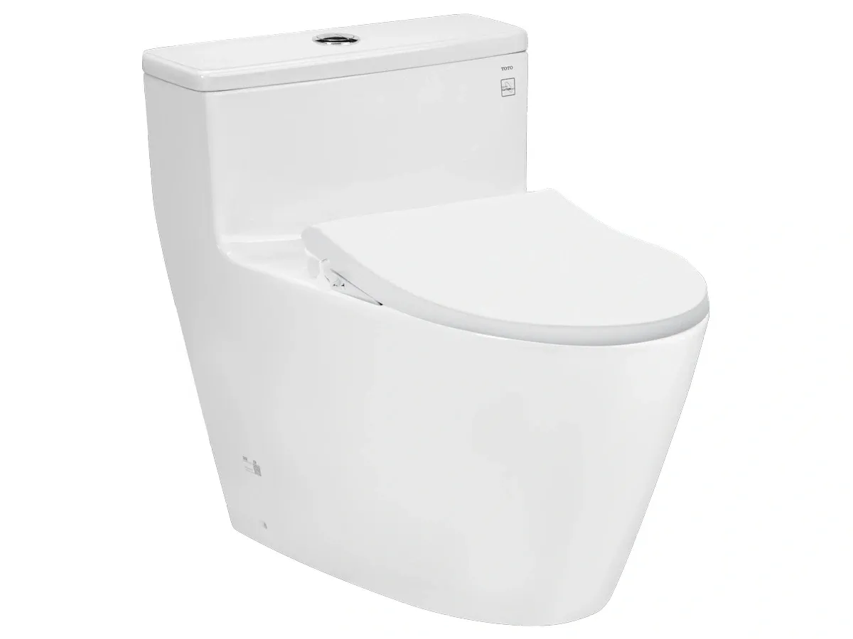 Bồn cầu 1 khối Toto MS625DE4 (kèm nắp rửa cơ ECOWASHER TCW1211A)