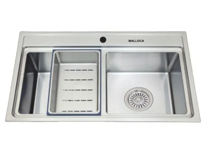 Bồn rửa chén Malloca MS 8812 inox 304