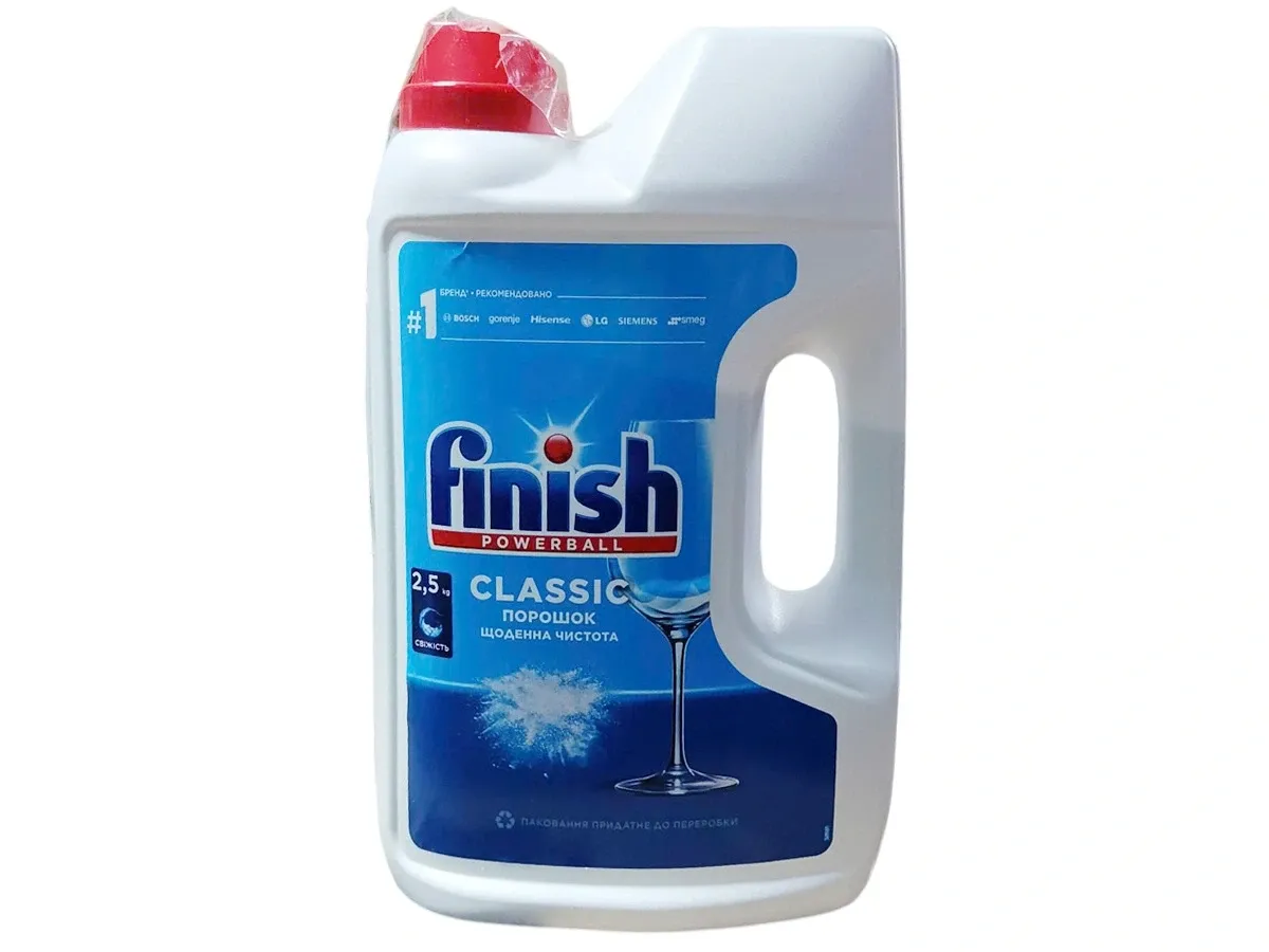 Bột rửa bát Finish 2.5kg
