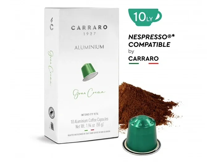 Cà phê viên nén nhôm Carraro Gran Crema