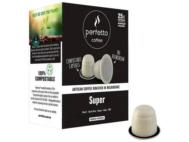 Cà phê viên nén Perfetto Caffe Super (25 viên/hộp)