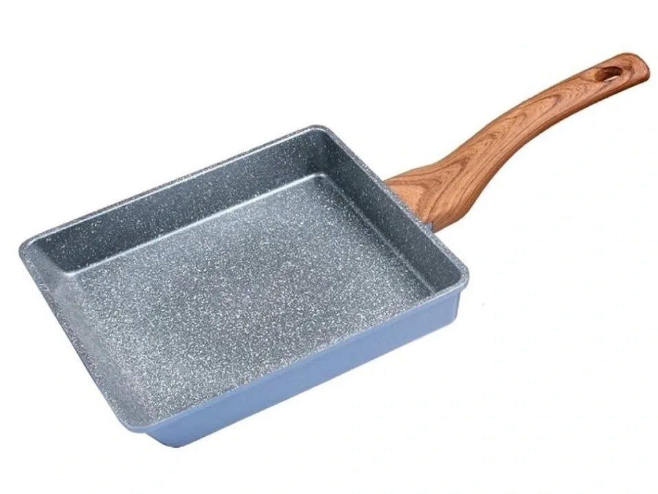 Chảo đúc trứng vân đá Ecoramic EVDE-2023IH (20cm x 23cm)