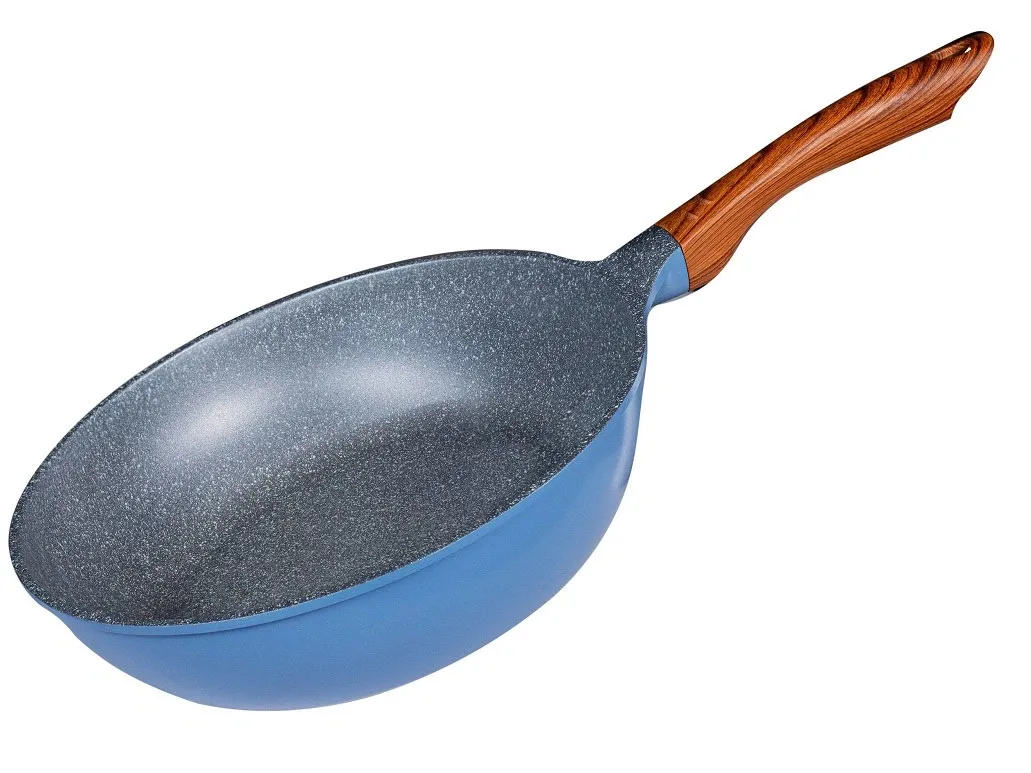 Chảo đúc vân đá sâu lòng Ecoramic EVDW-24IH 24cm