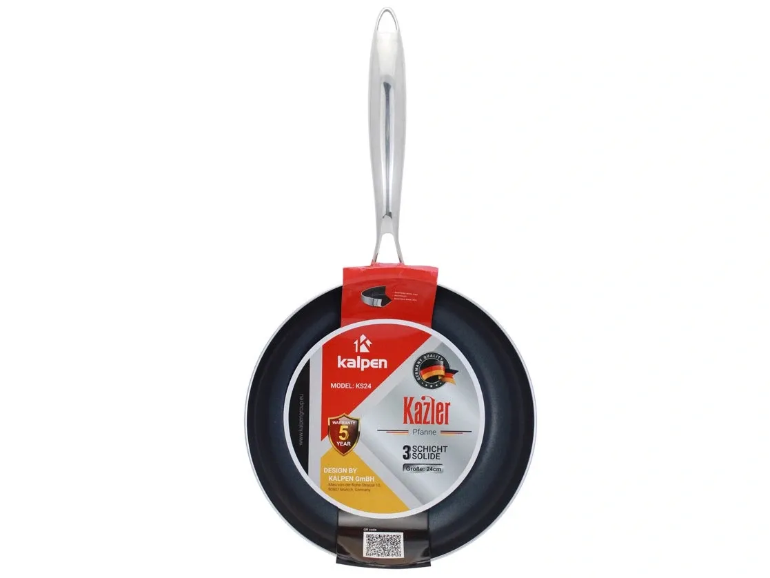 Chảo inox 3 lớp liền khối chống dính Kalpen Kazler
