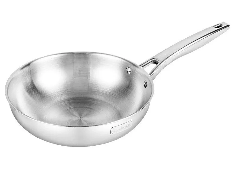 Chảo nguyên khối sâu lòng inox 304 Elmich Trimax EL-3846LOL - 28cm