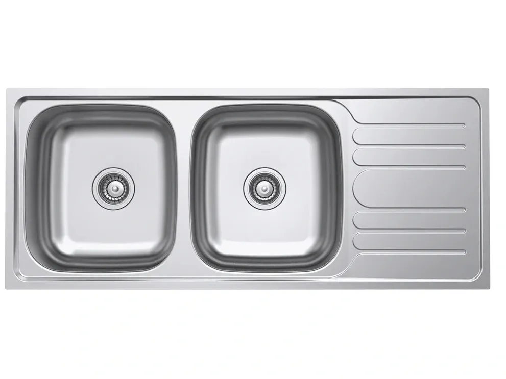 Chậu inox Hafele HS20-SSD2R90 (567.20.513)