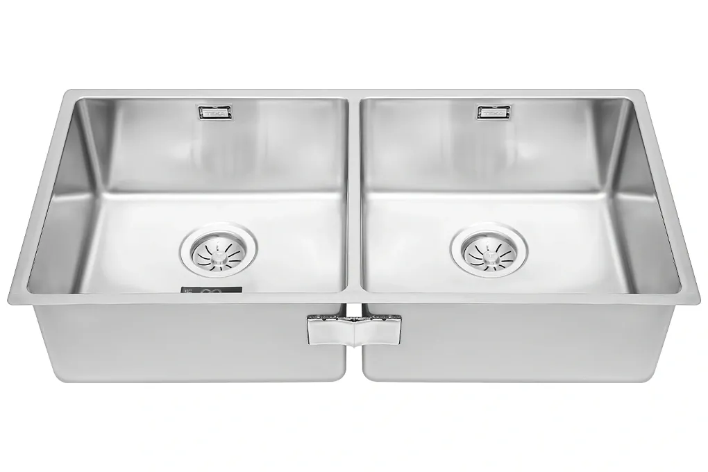 Chậu rửa 2 hộc inox lắp âm toàn phần Teka BE LINEA RS15 2B 860