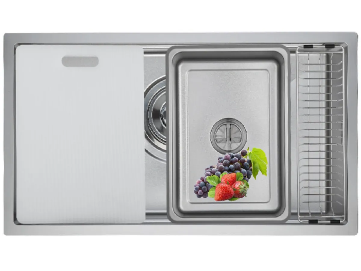 Chậu rửa bát GrandX GX6845V Volcano