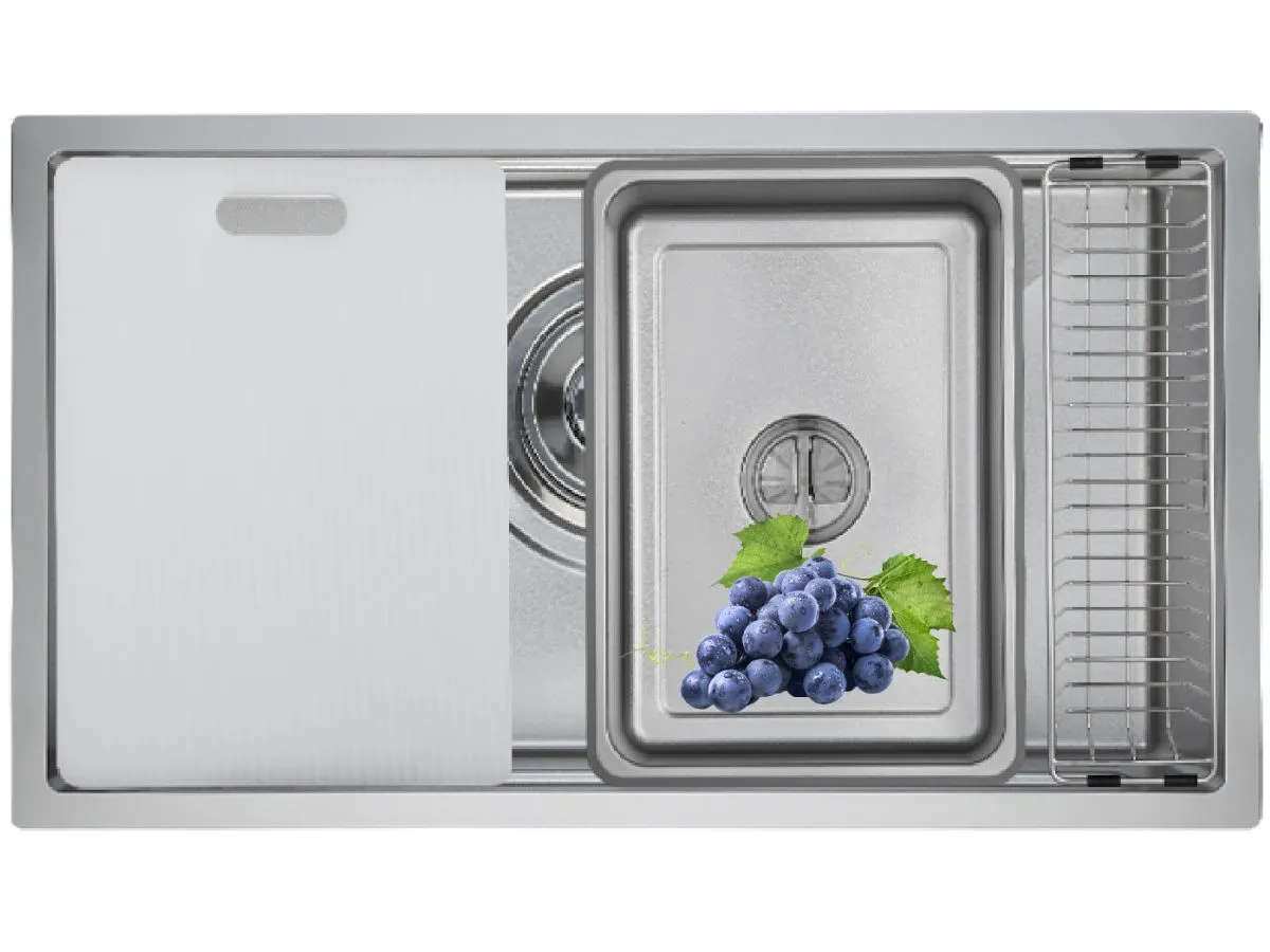 Chậu rửa bát GrandX GX7845V Volcano