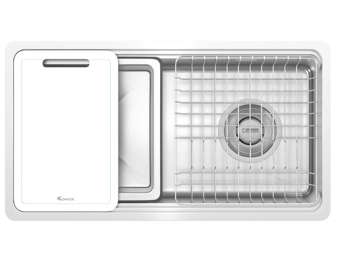 Chậu rửa bát Konox phong cách Nhật bề mặt mịn Tari 780SM