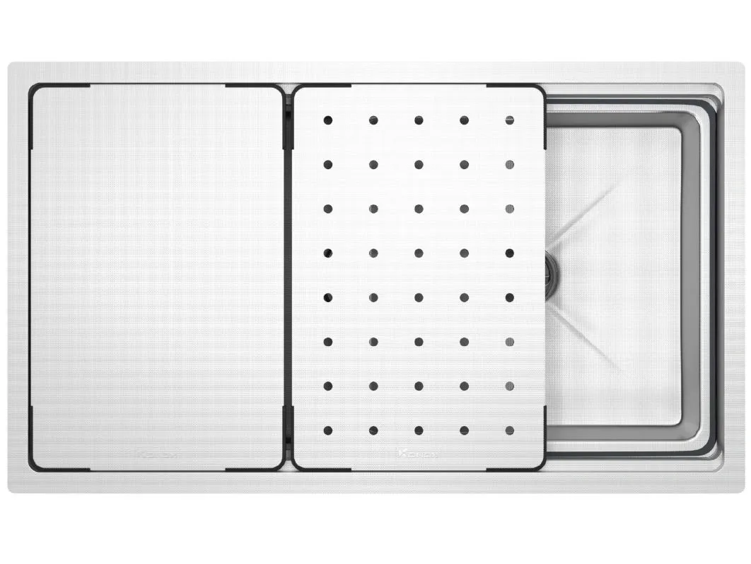 Chậu rửa bát Konox chống xước Workstation Sink Dekor 7644SU